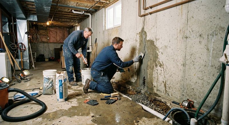 Wet Basement Repair in Tuscaloosa, AL