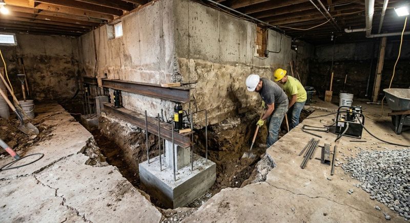 Basement Underpinning in Greenville, SC