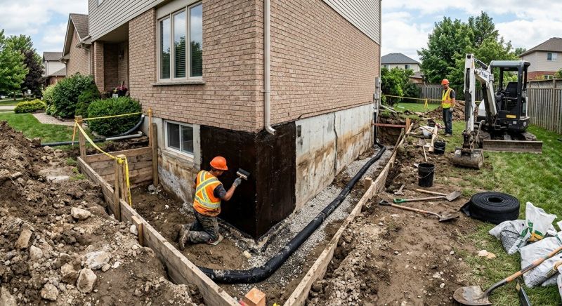Brick Foundation Sealing in Fredericksburg, VA