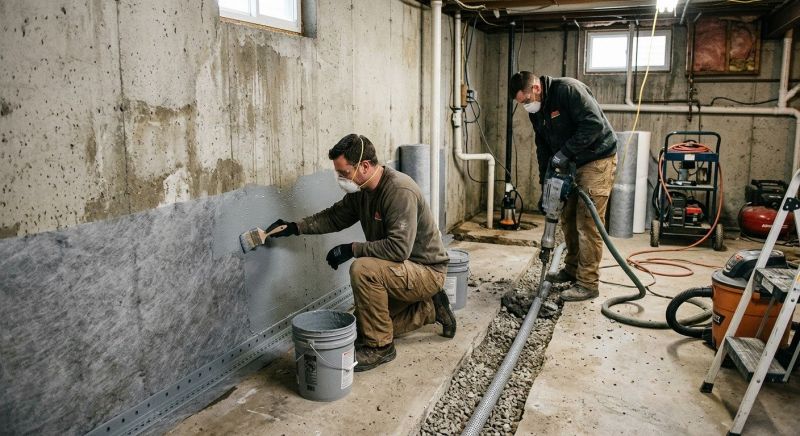 Cellar Waterproofing in Greenville, SC
