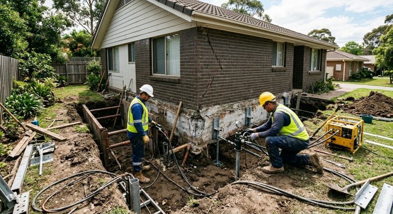 Foundation Pier Repair in Greenville, SC