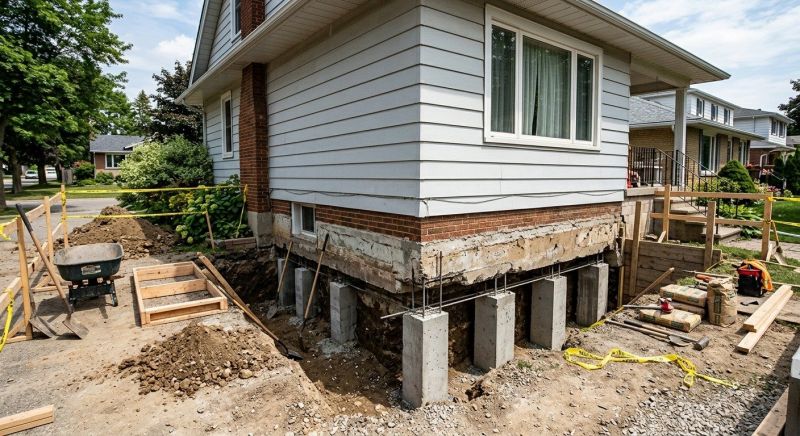 Foundation Underpinning in Greenville, SC