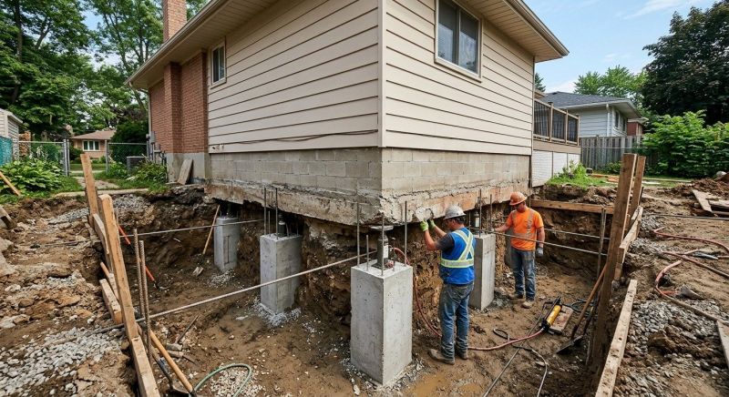Foundation Underpinning in Greenville, SC